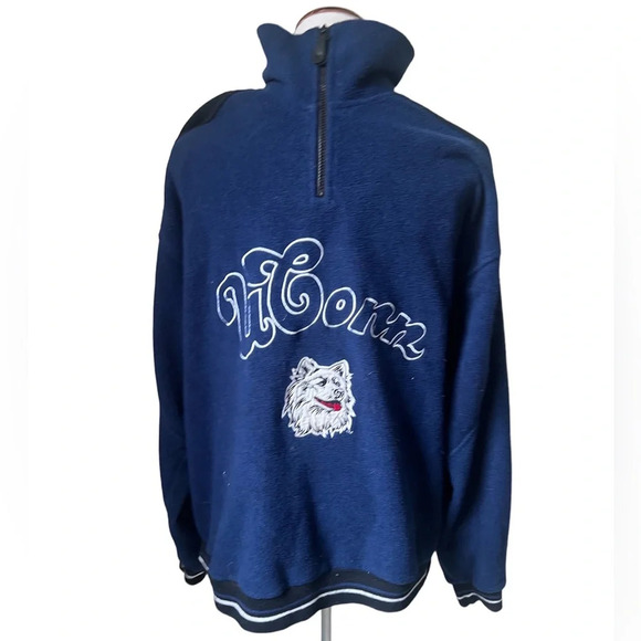 Vintage U Conn Huskies Crewneck Fleece, size XXL - Picture 1 of 5